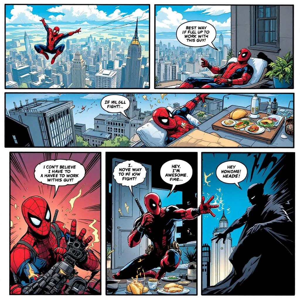 Webs and Waffles: A Deadpool-Approved Team-Up! Chapter 1: Chapter 1 | Comicdub
