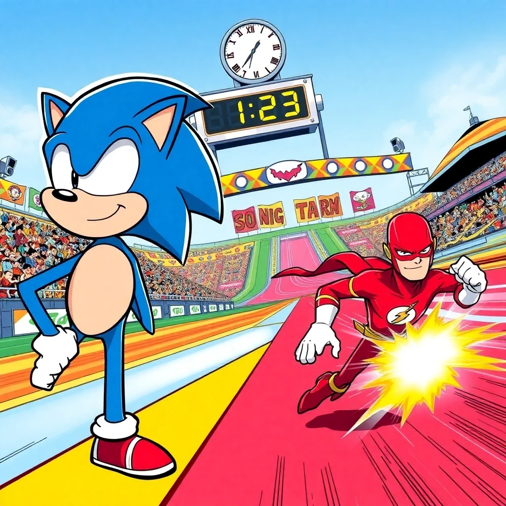 Speed Showdown: Sonic vs. The Flash! Chapter 1: Chapter 1 | Comicdub
