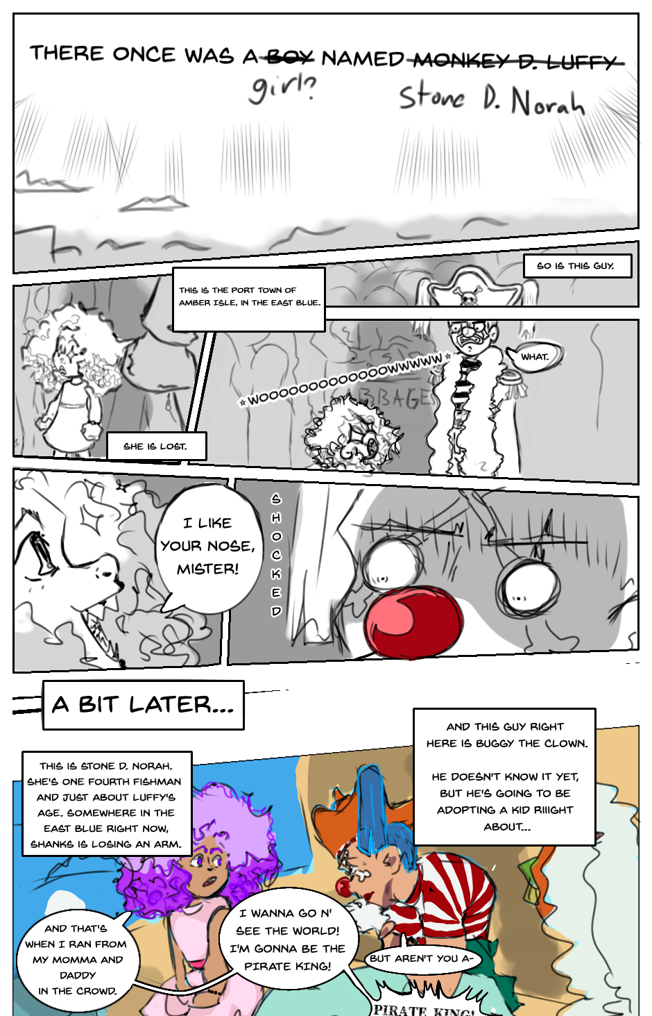 The Grandest Plan [one piece fancomic] Chapter 1: Prologue, part 1 | Comicdub