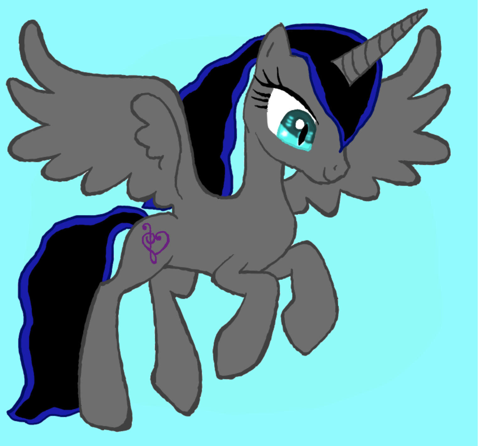 My mlp drawings Chapter 5: Amethyst Swan Flying | Comicdub