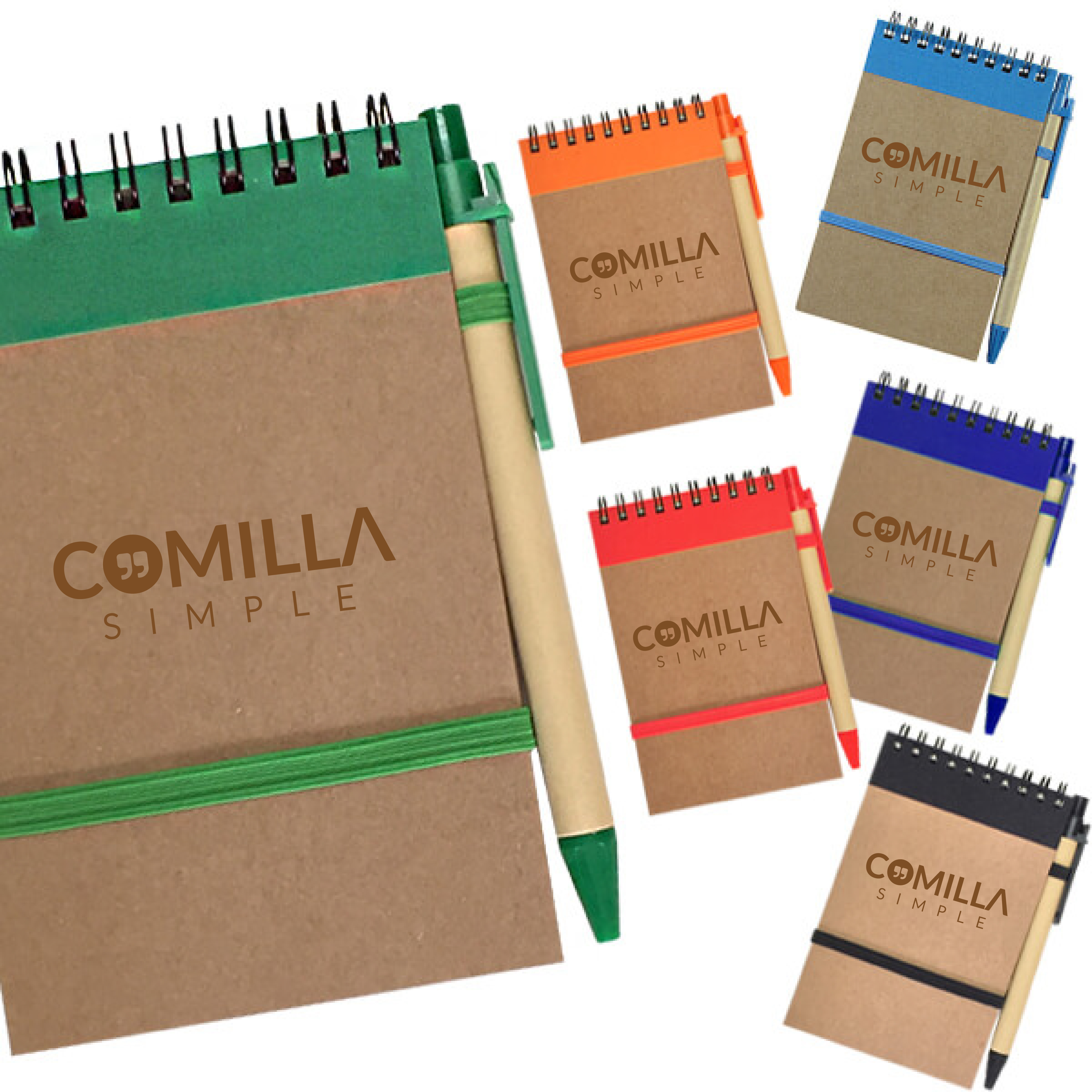 Cuaderno - Libreta Tapa Cartón con Bolígrafo N36