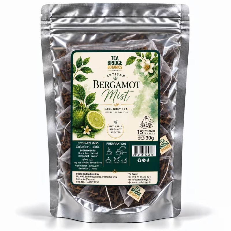 Bergamot Mist  15 luxury pyramid tea bags 