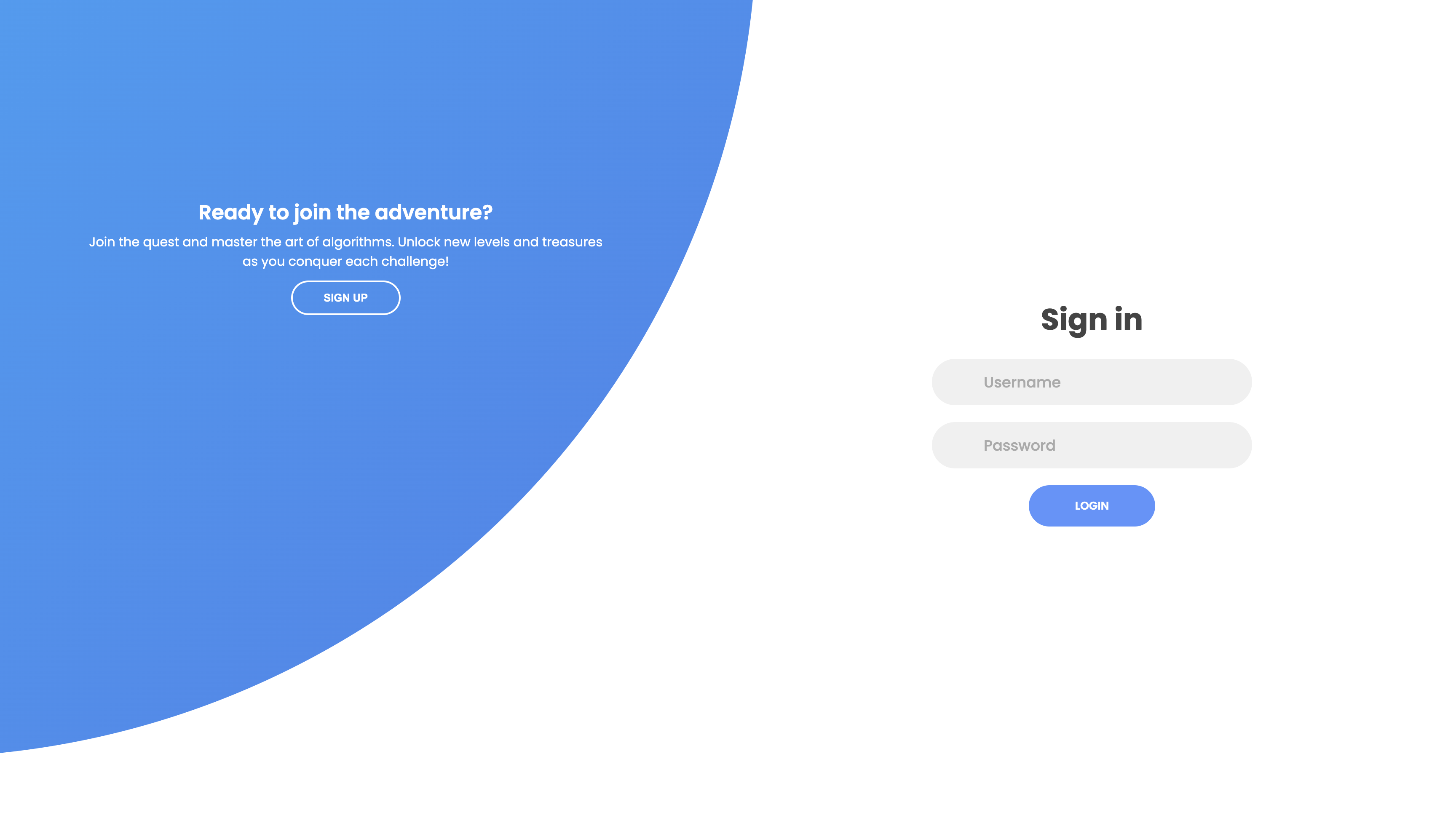 Sign in/Signup