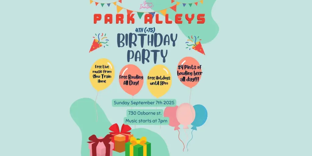 Park Alleys 4th (+75) Birthday Party