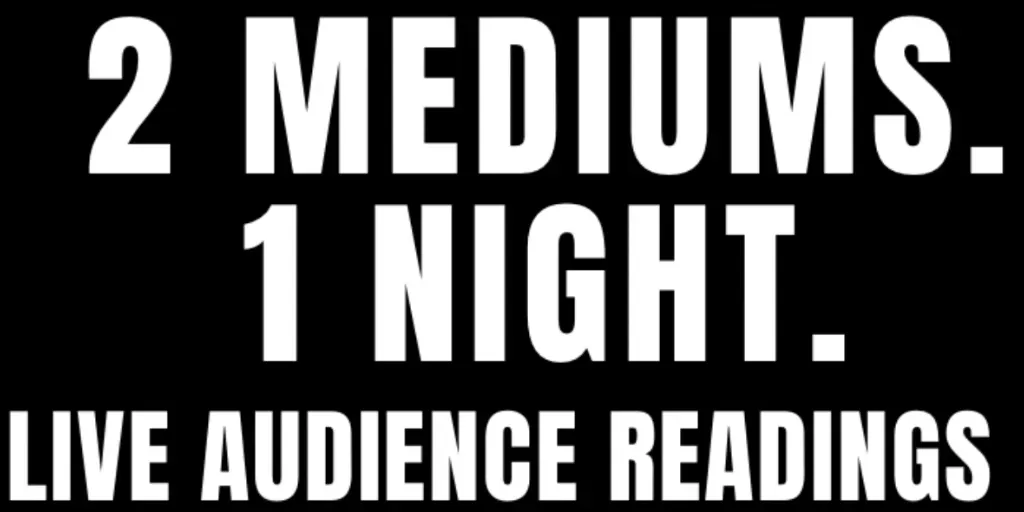 2 Mediums. 1 Night. LIVE AUDIENCE MEDIUMSHIP READINGS, Collingwood