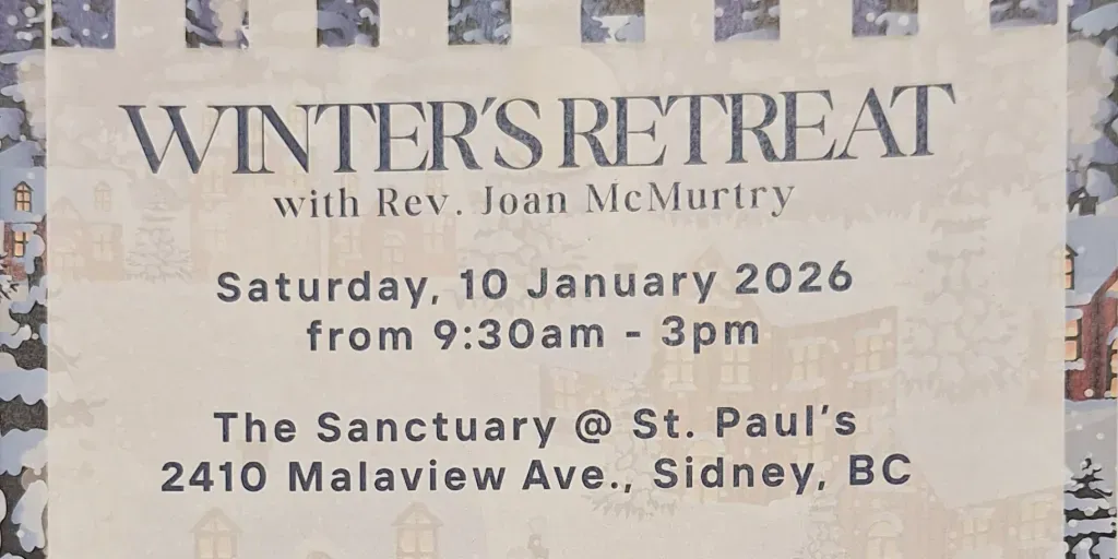 Winter's Retreat with Rev Joan McMurtry