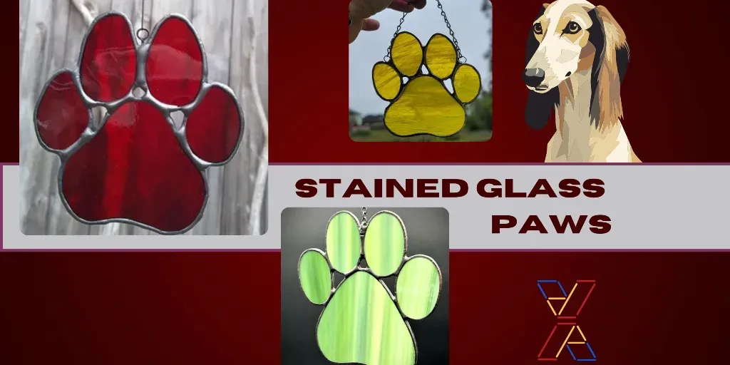 Stained Glass Paws
