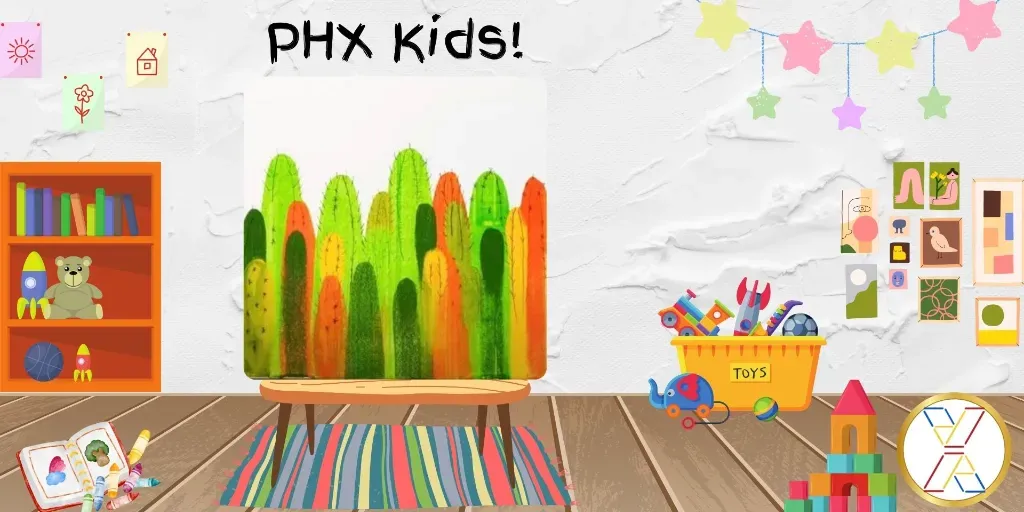 PHX KIDS: Cactus Dot Paint Project!