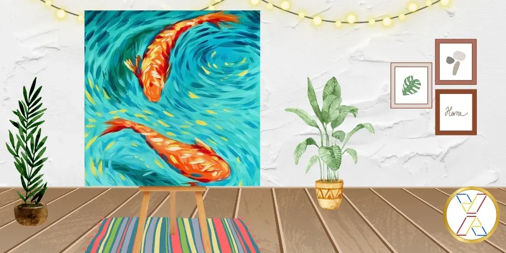 BYOB Paint N Sip : "Calming Koi"