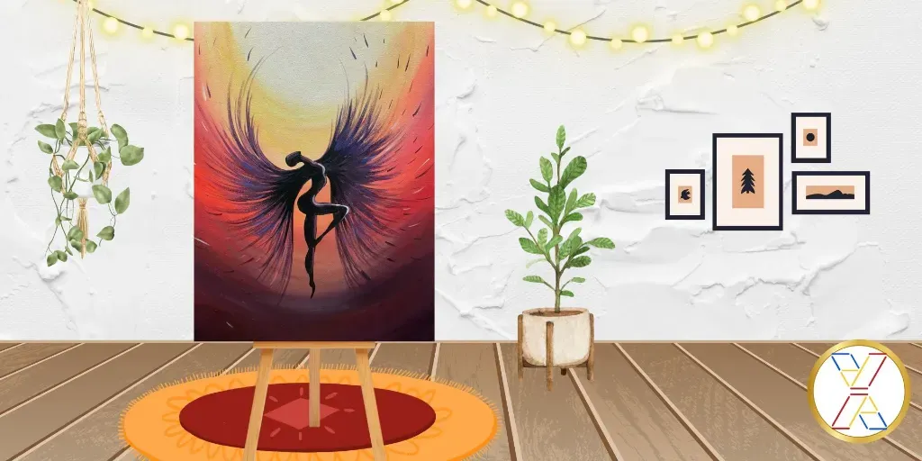Advanced Paint Night : "Winged Goddess"