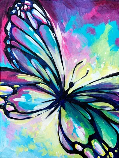 Paint Night : "Big Butterfly"