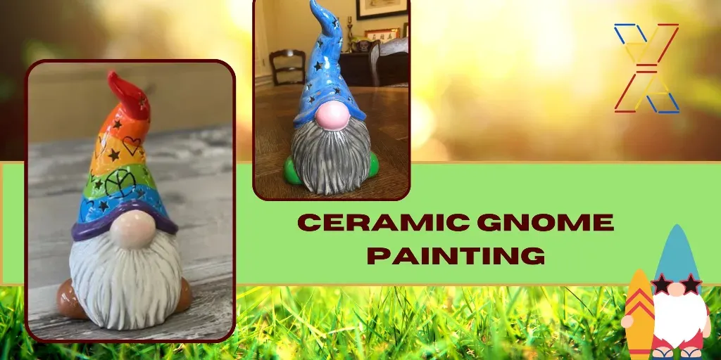 Ceramic Gnome Painting