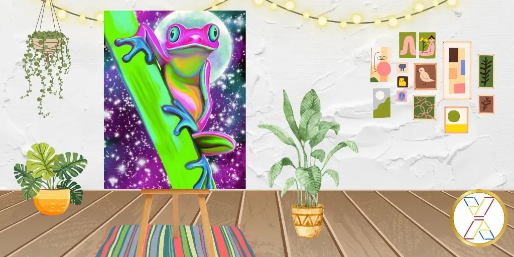BYOB Glow Paint N Sip : "Tree Frog"