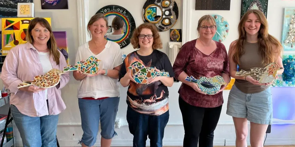 Mosaic Bird Workshop