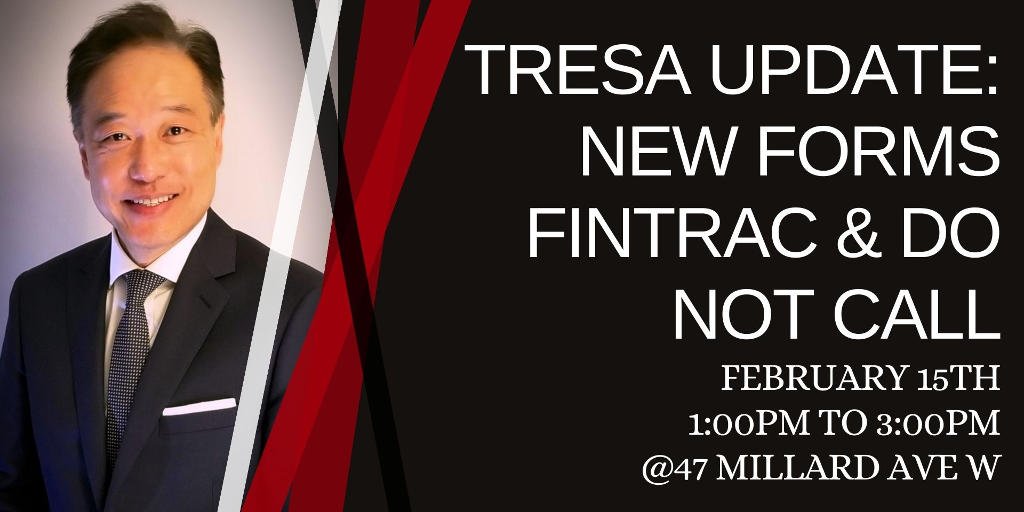 TRESA UPDATE: New Forms FINTRAC & Do Not Call