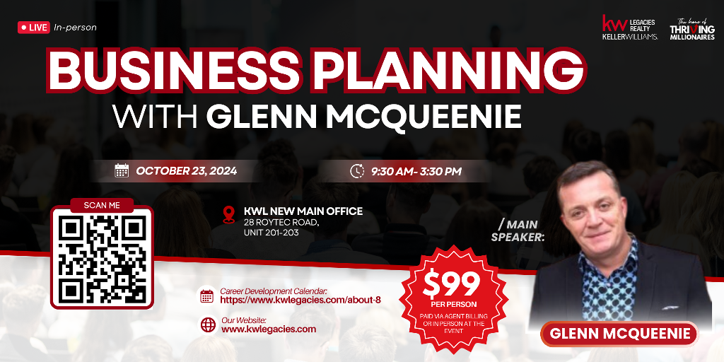 BUSINESS PLANNING with Glenn McQueenie