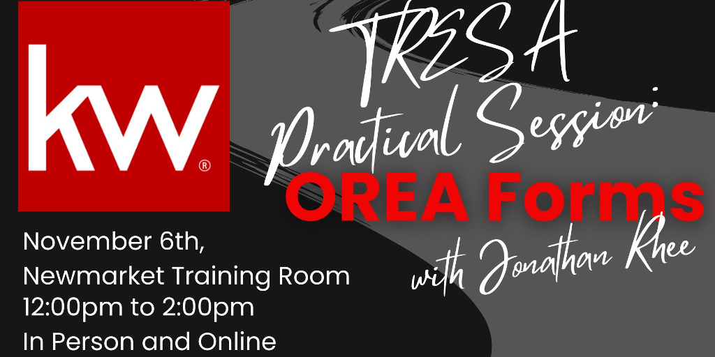 TRESA Practical Session: OREA Forms