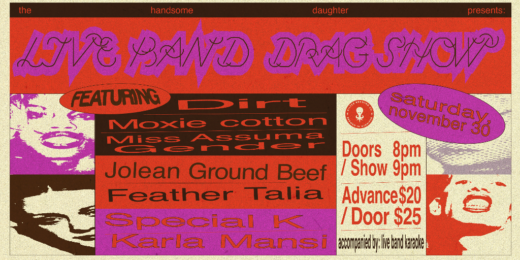 LIVE BAND DRAG SHOW!