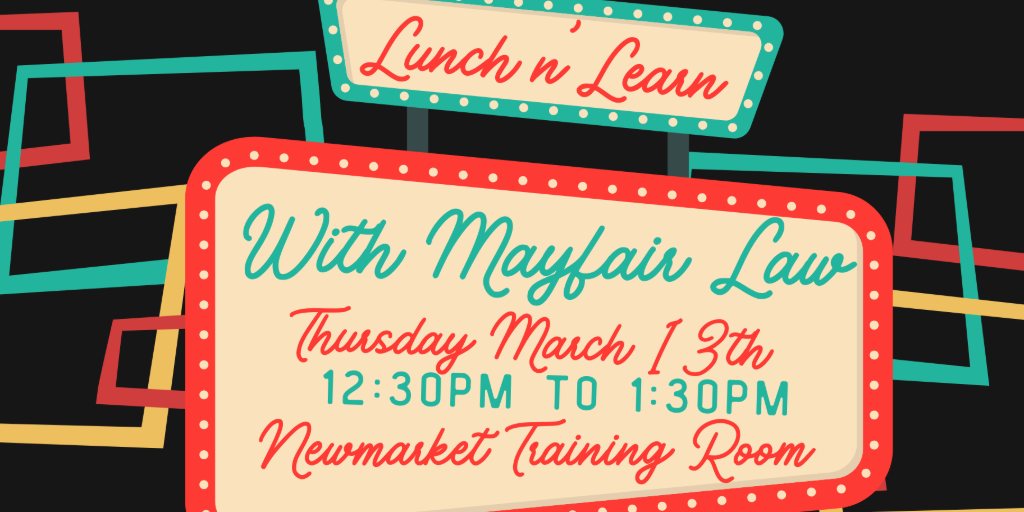 Lunch n' Learn with Mayfair Law