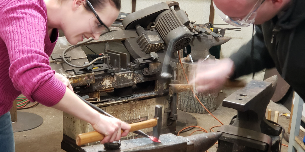 First Time Blacksmith experience (adult, BYOB, Date Night?!)