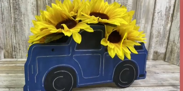 Flower Truck Decor - DIY Workshop