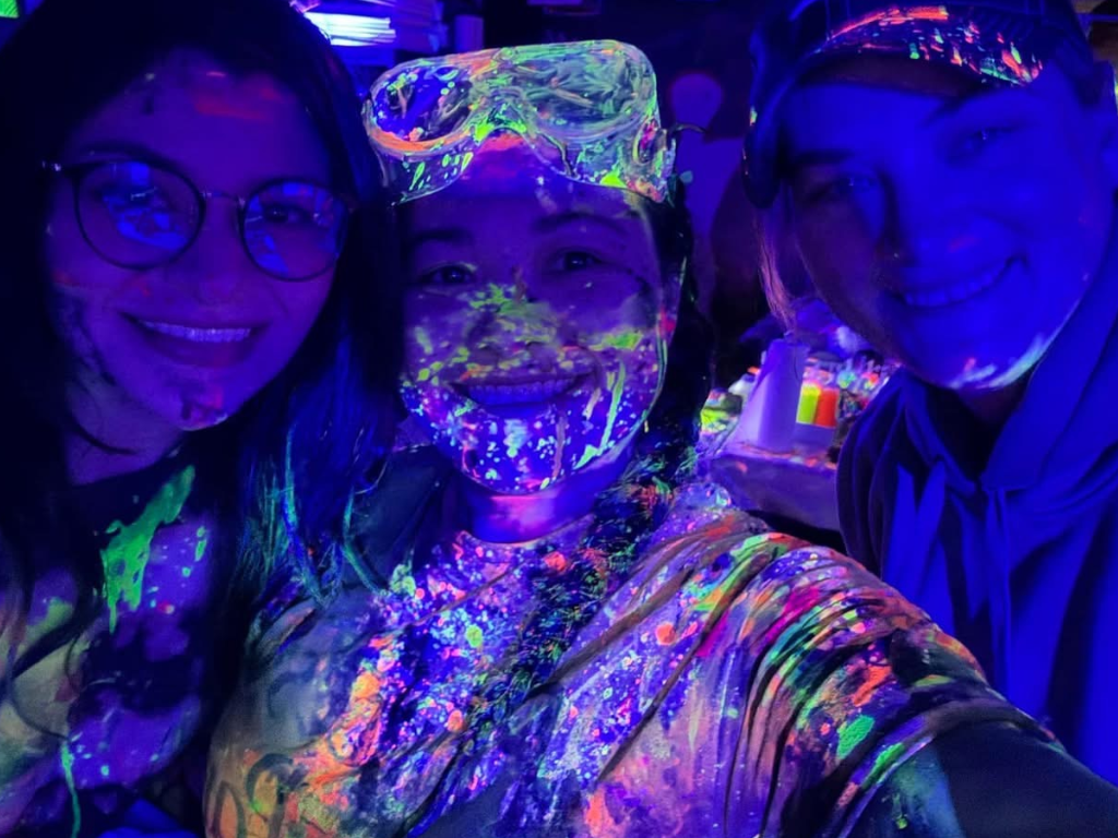 Paint Tag Glow Party