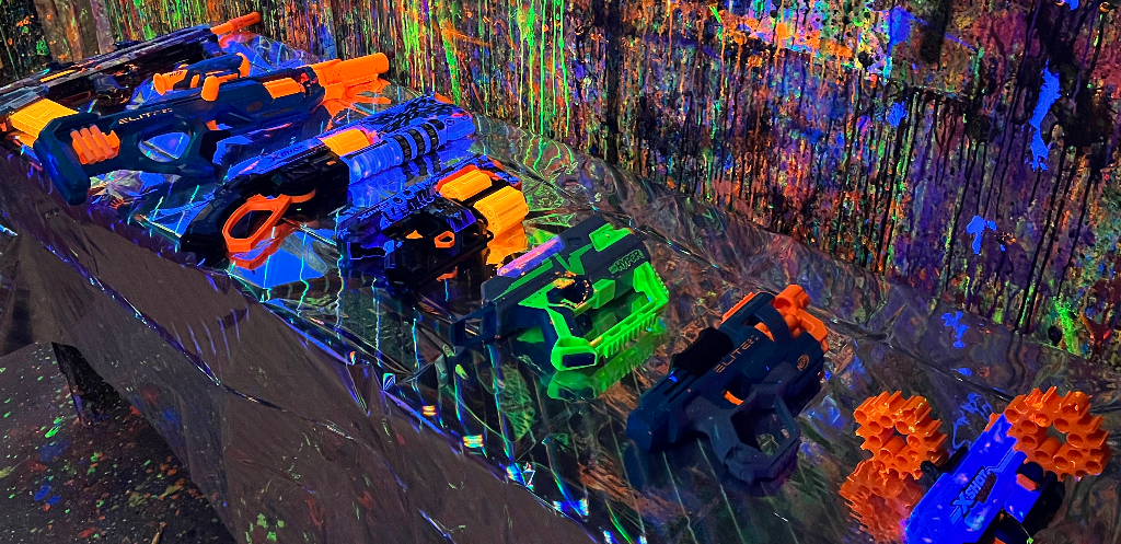 Paint Tag Glow Party
