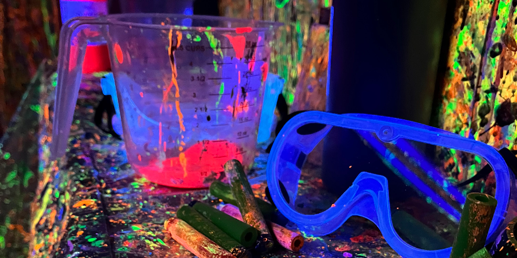 Paint Tag Glow Party