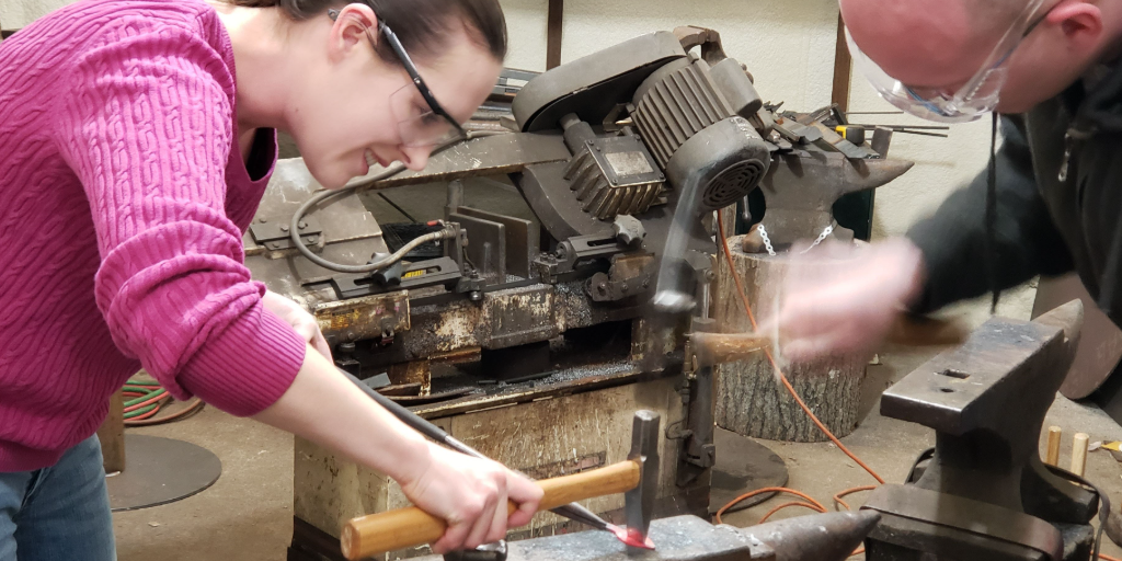 First Time Blacksmith experience (adult, BYOB, Date Night?!)