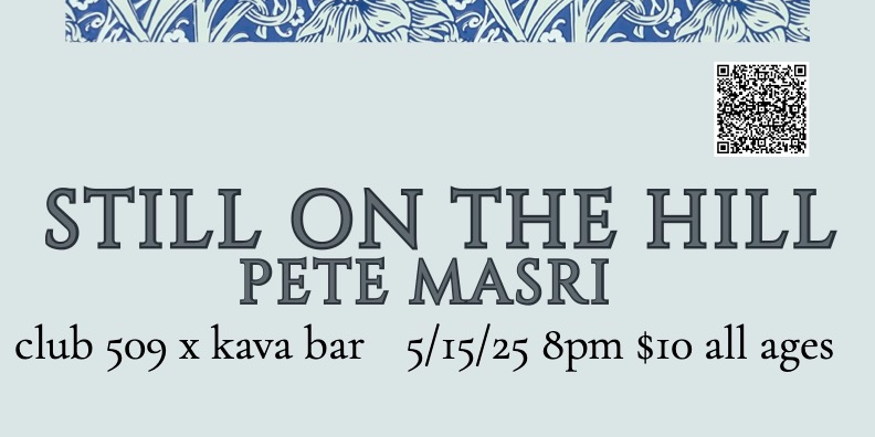 POETSONG: Still on the Hill - Peter Masri