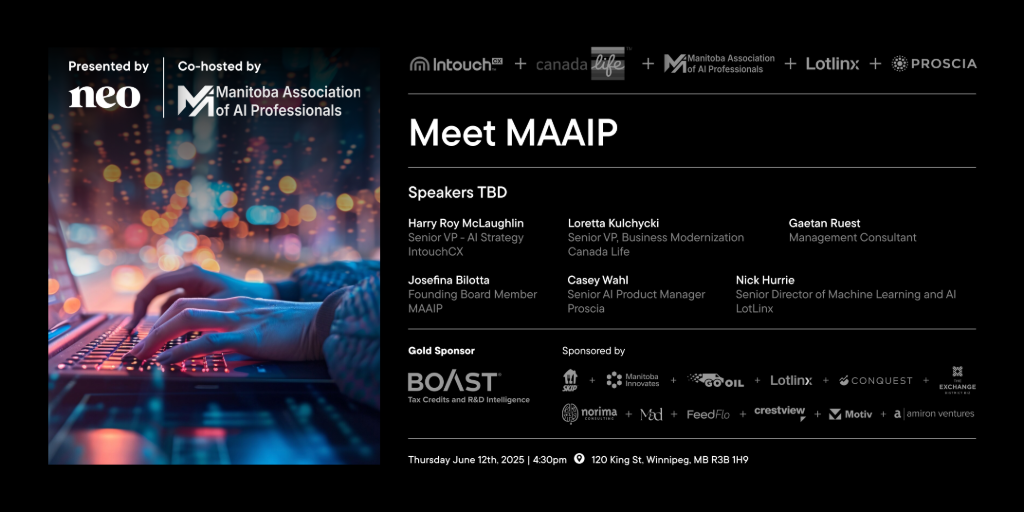 Meet MAAIP: Manitoba Association of AI Professionals