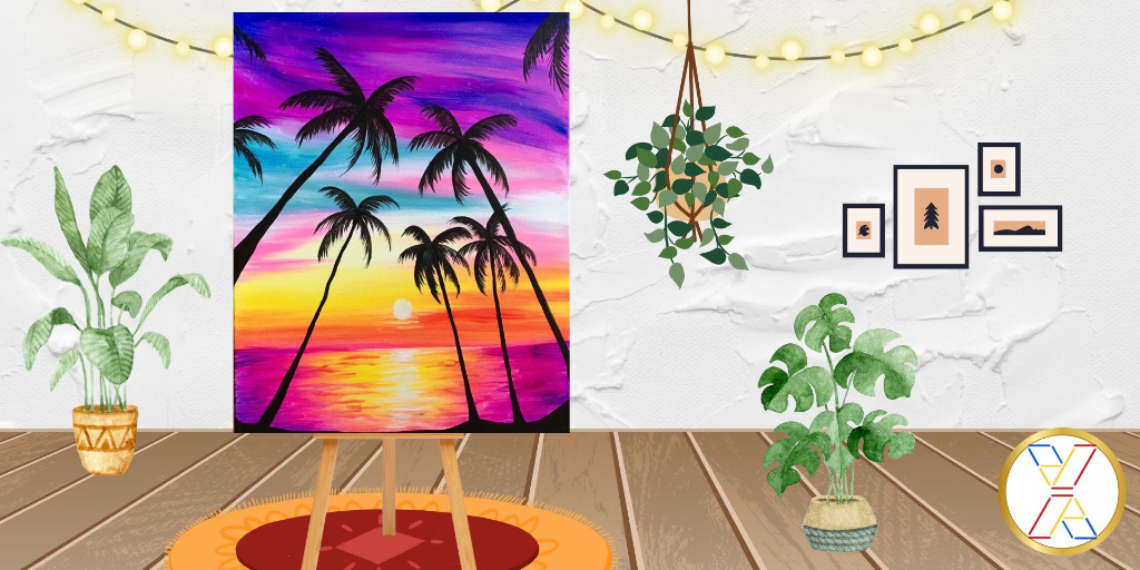 BYOB Paint N Sip : "Palm Beach Sunset"