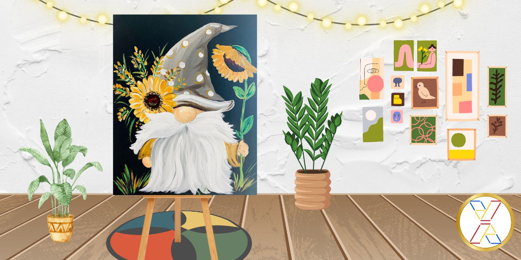 Paint Night : "Sunflower Gnome"