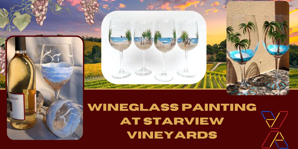 Summer Wine Glass Painting at StarView Vineyards