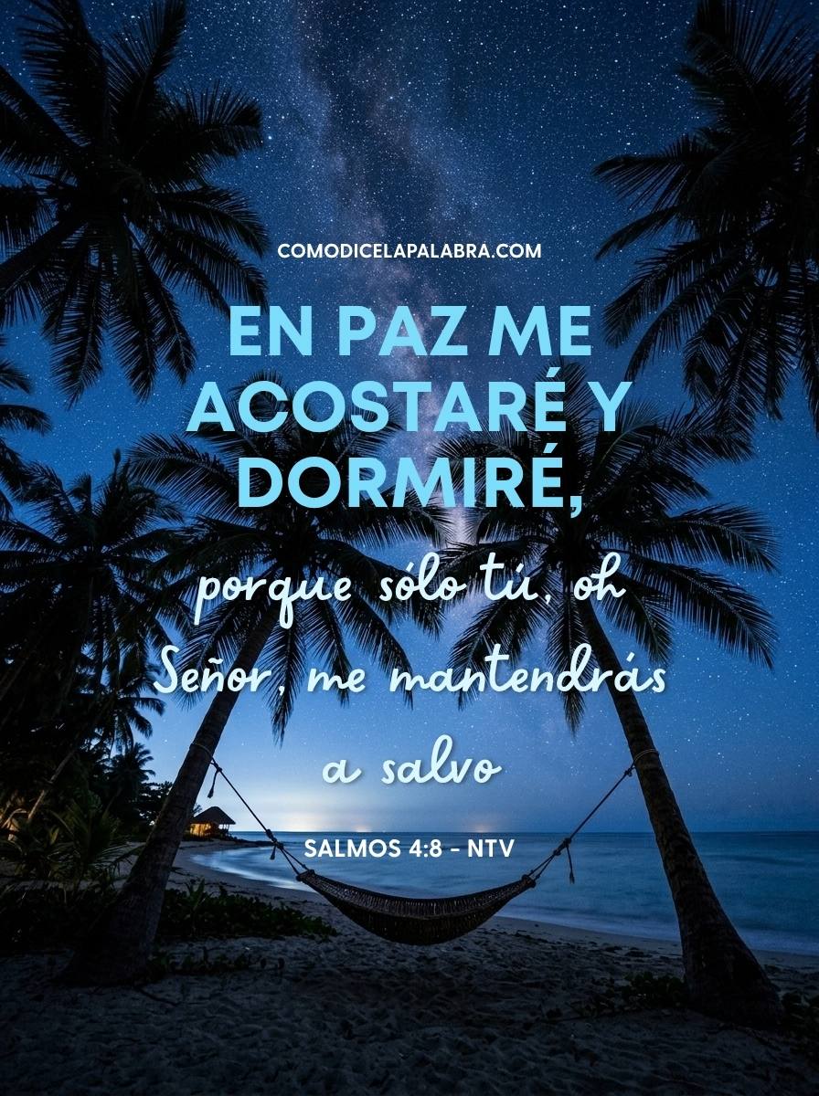 Imagen En paz me acostaré y dormiré, porque sólo tú, oh Señor, me mantendrás a salvo.