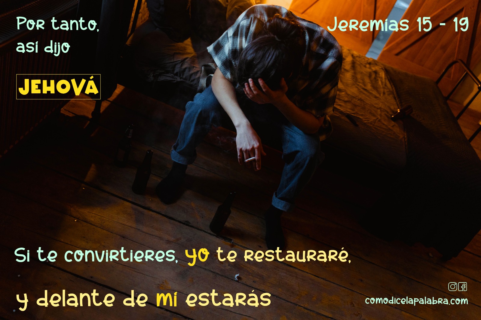 Imagen Por tanto, así dijo Jehová: Si te convirtieres, yo te restauraré, y delante de mí estarás