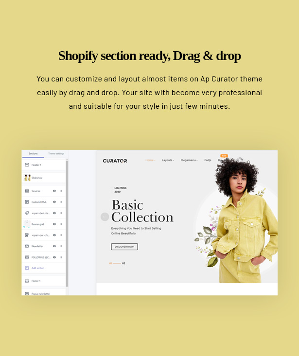 Ap Curator – Smart and Fashionable eCommerce Shopify Theme