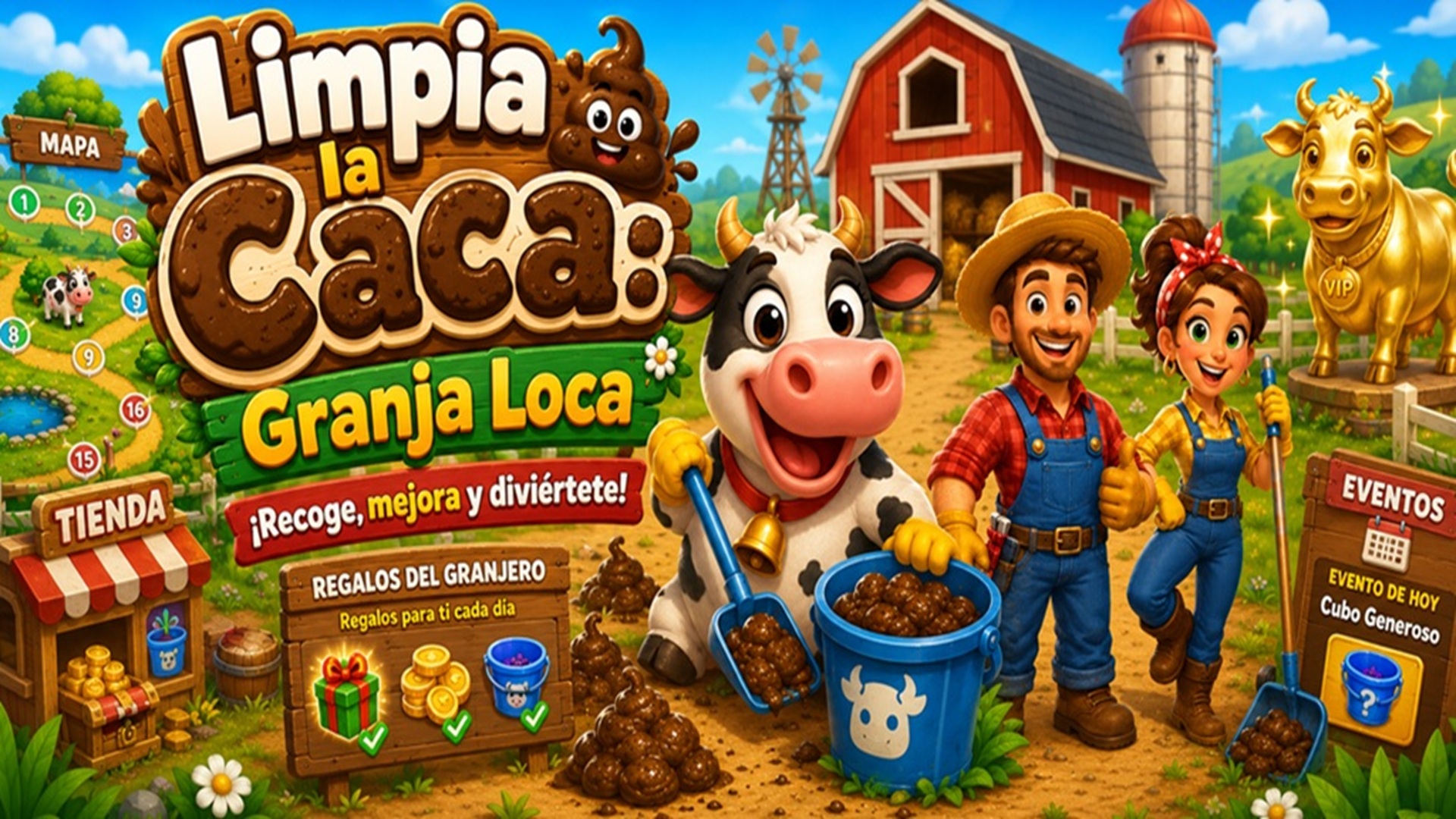 Descubre Limpia la Granja Loca.