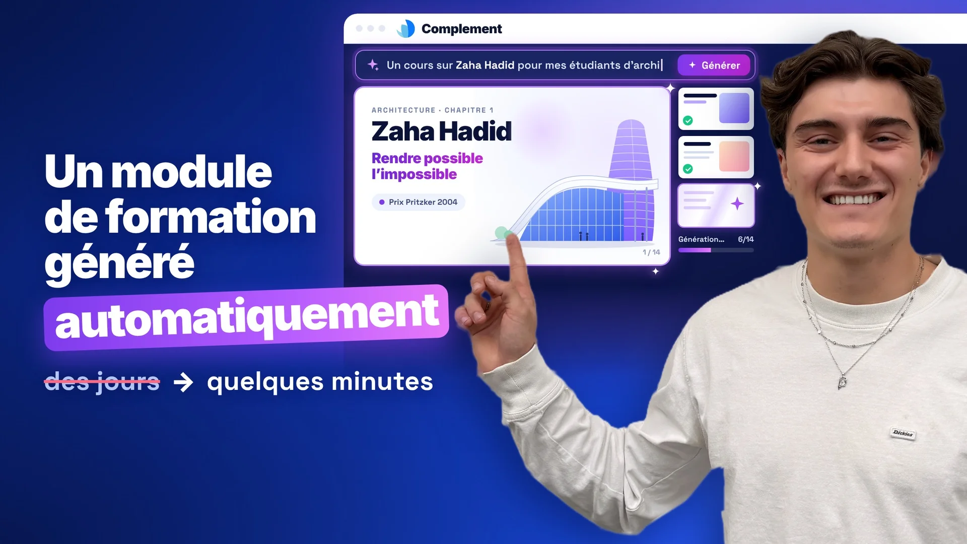 Créer un module de formation complet avec l'IA en quelques minutes | Complément