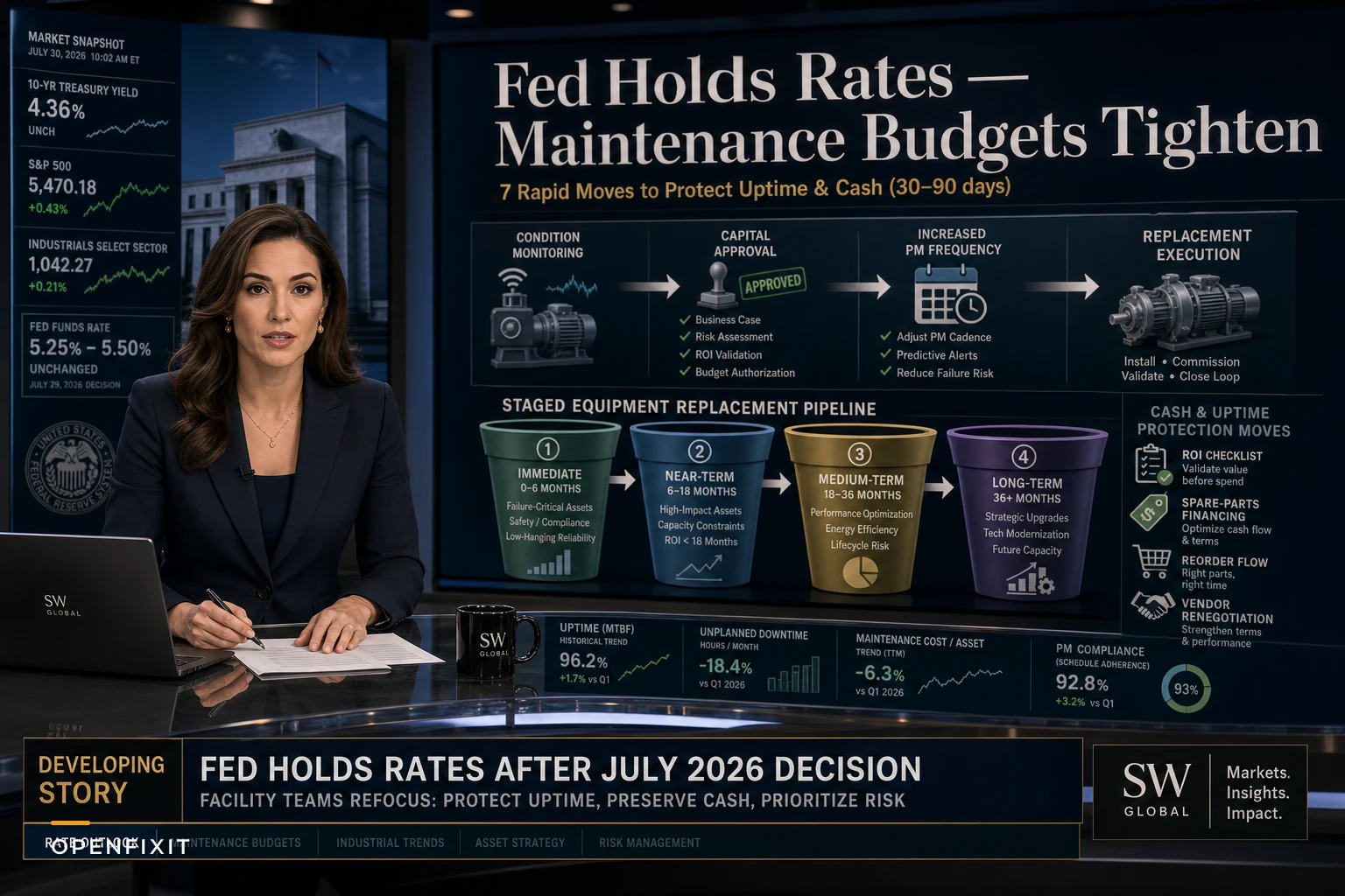 After the Fed Held Rates: 7 Maintenance Budget Moves to Protect Uptime and Preserve Cash