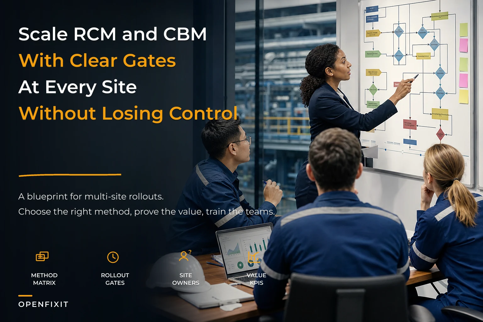 Scale reliability across sites: an enterprise RCM/CBM blueprint with decision gates, staged roll-out and training milestones