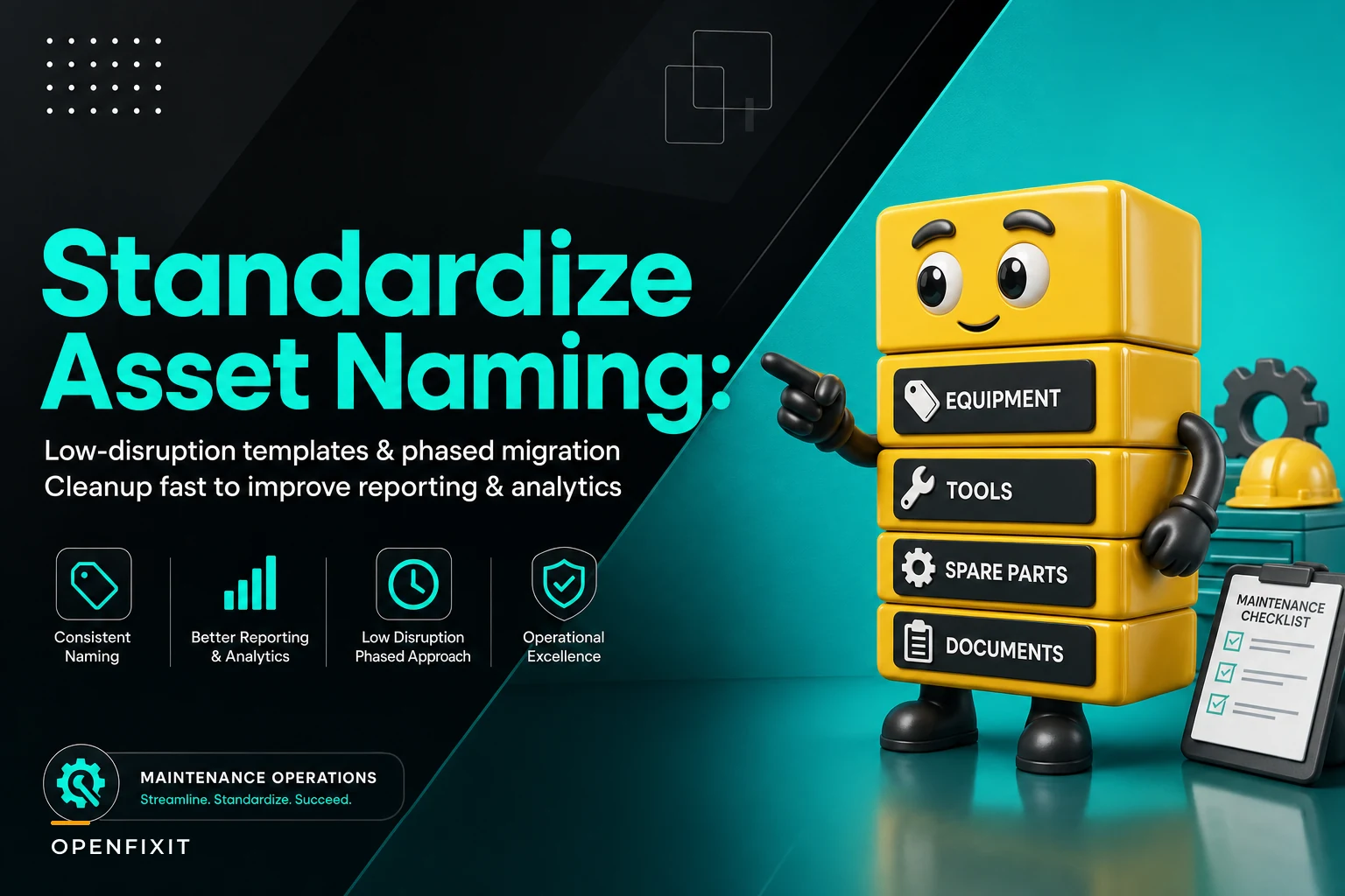Standardize Asset Hierarchies and Naming Conventions With Low-Disruption Templates and a Phased Cleanup Plan