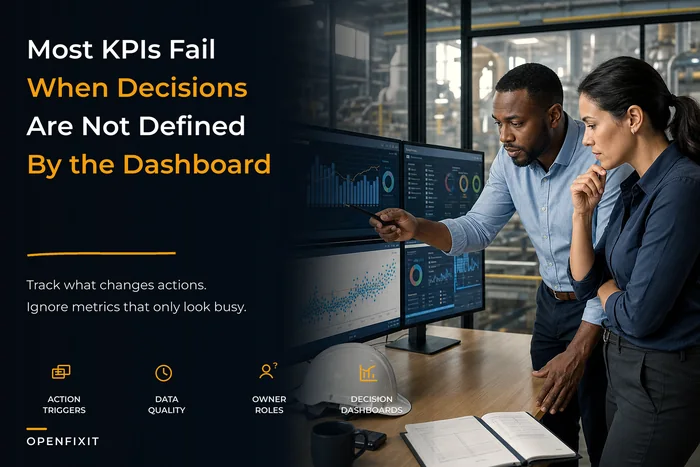 Why most maintenance KPIs fail — and how to build dashboards that lead to better decisions