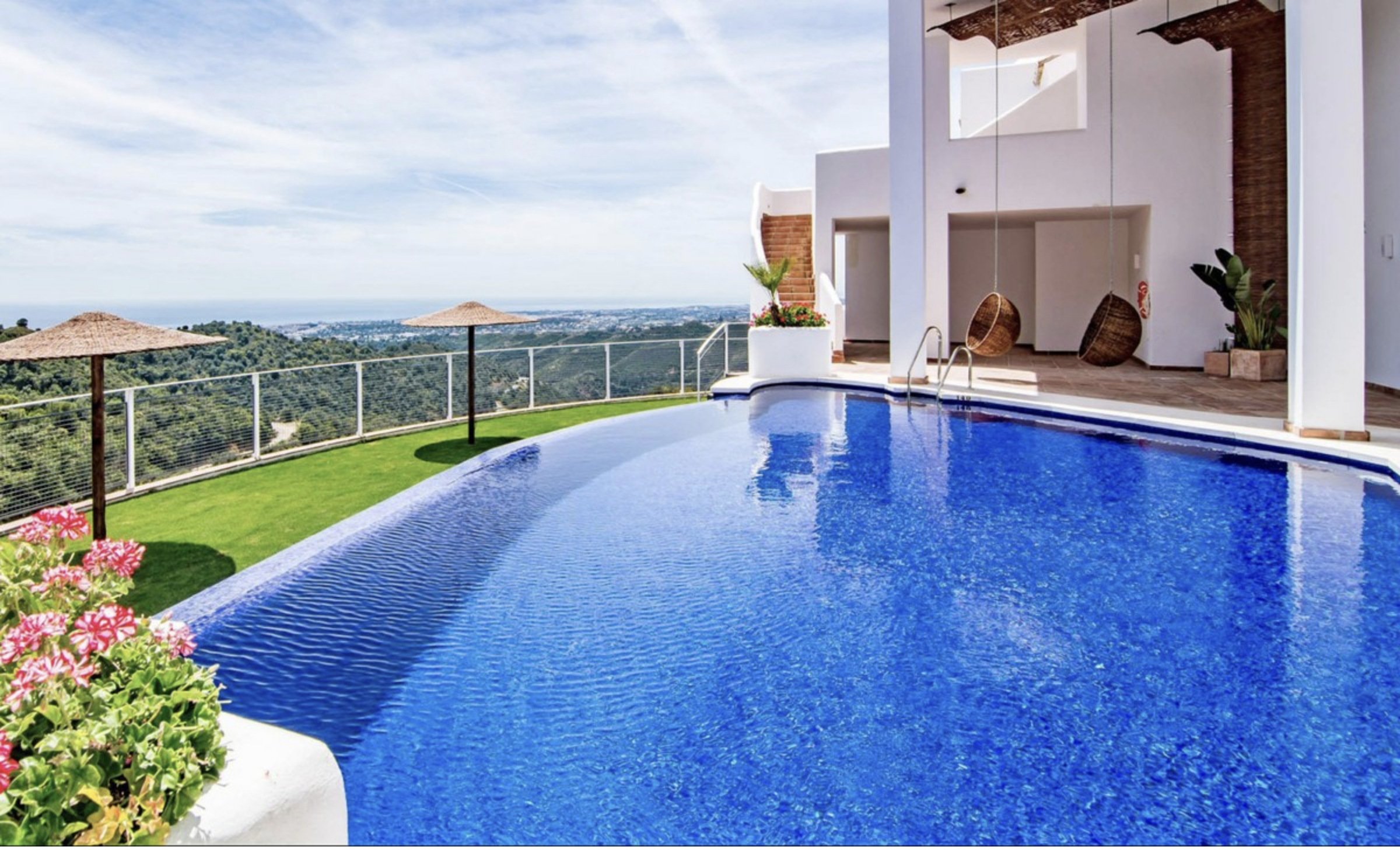 A vibrant, sunny neighborhood with diverse families and beautiful homes.