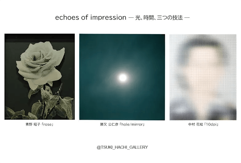 echoes of impression — 光、時間、三つの技法 —