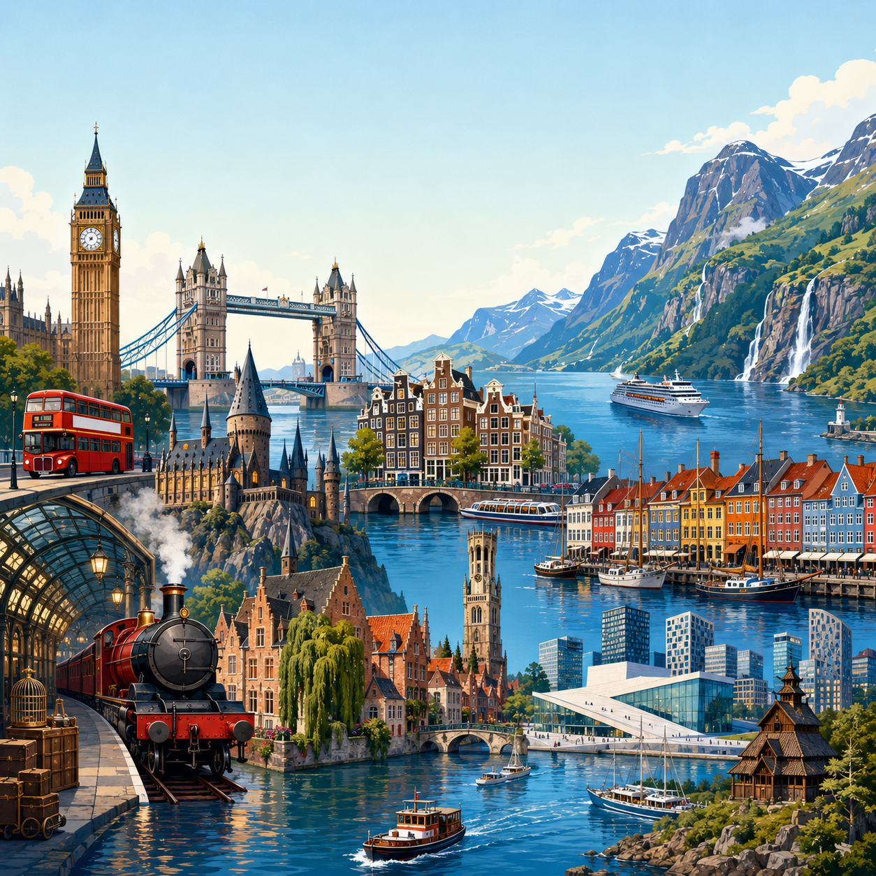 Londres, Harry Potter & Norte de Europa
