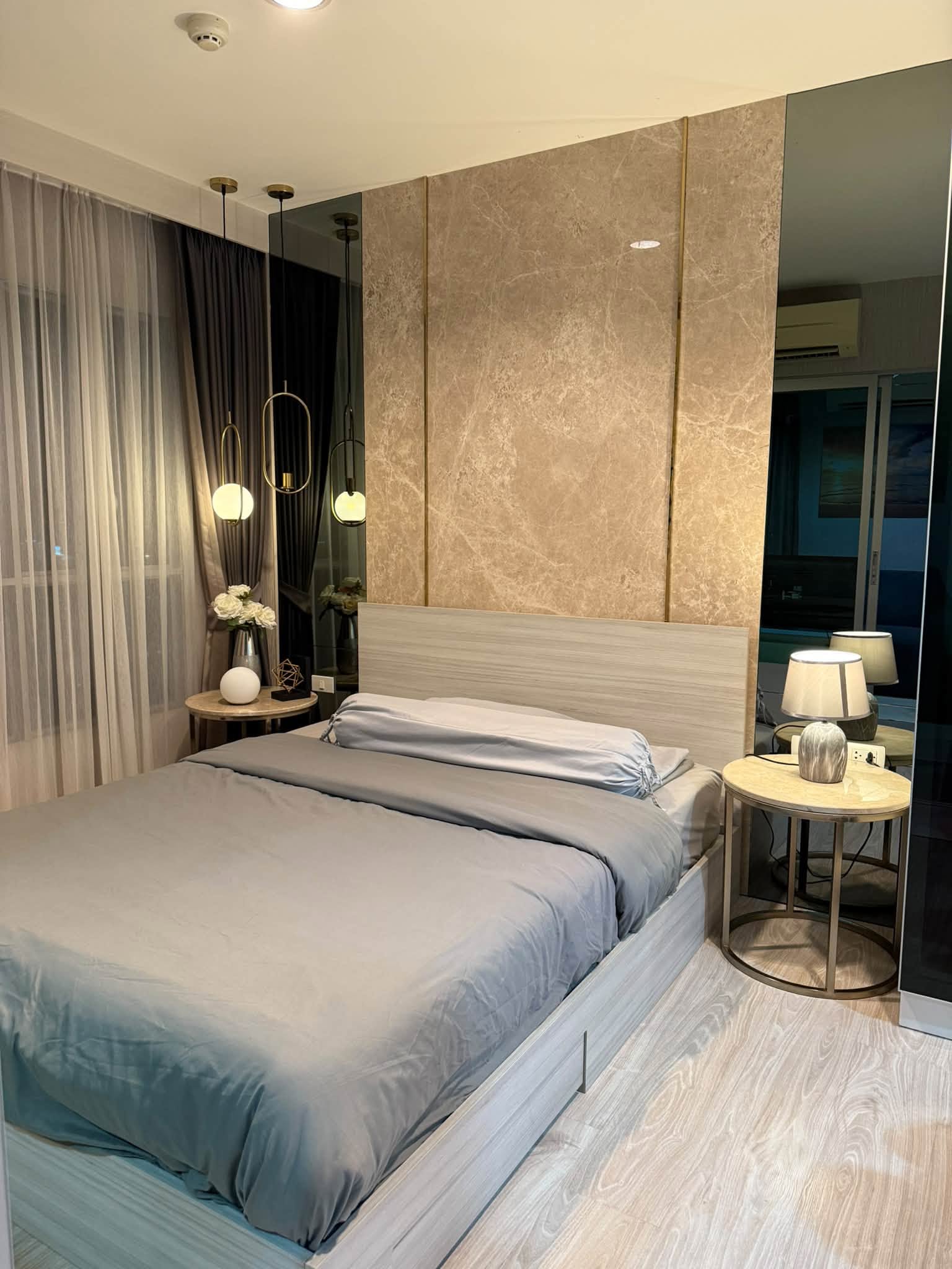 For Rent: Aspire Ngamwongwan · 1-Bedroom Condo, 28 sqm on Floor 28, Building N