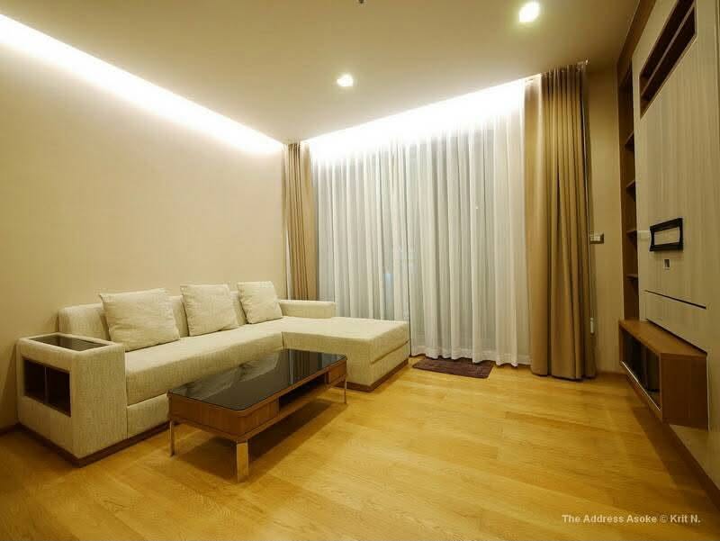 ให้เช่า The Address Asoke 2 ห้องนอน 65 ตร.ม. ชั้น 30