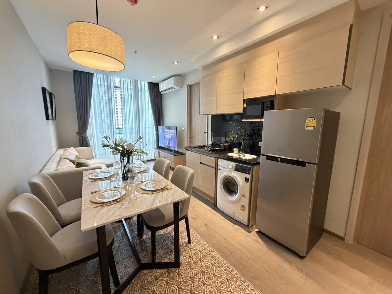 For Rent: Beatniq Sukhumvit 32 · 1 Bed 57.57 sqm Floor 10 (Pet-Friendly, Move-in Ready)