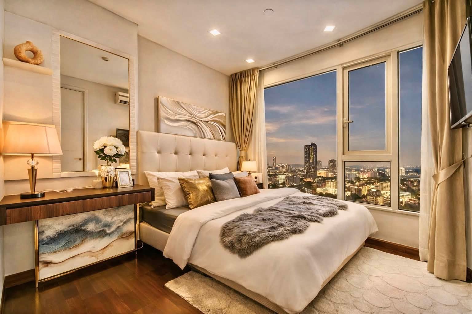 ให้เช่า IVY Thonglor · 50 ตร.ม. ชั้นสูง ห้องมุม วิวสวย - รูปที่ 1